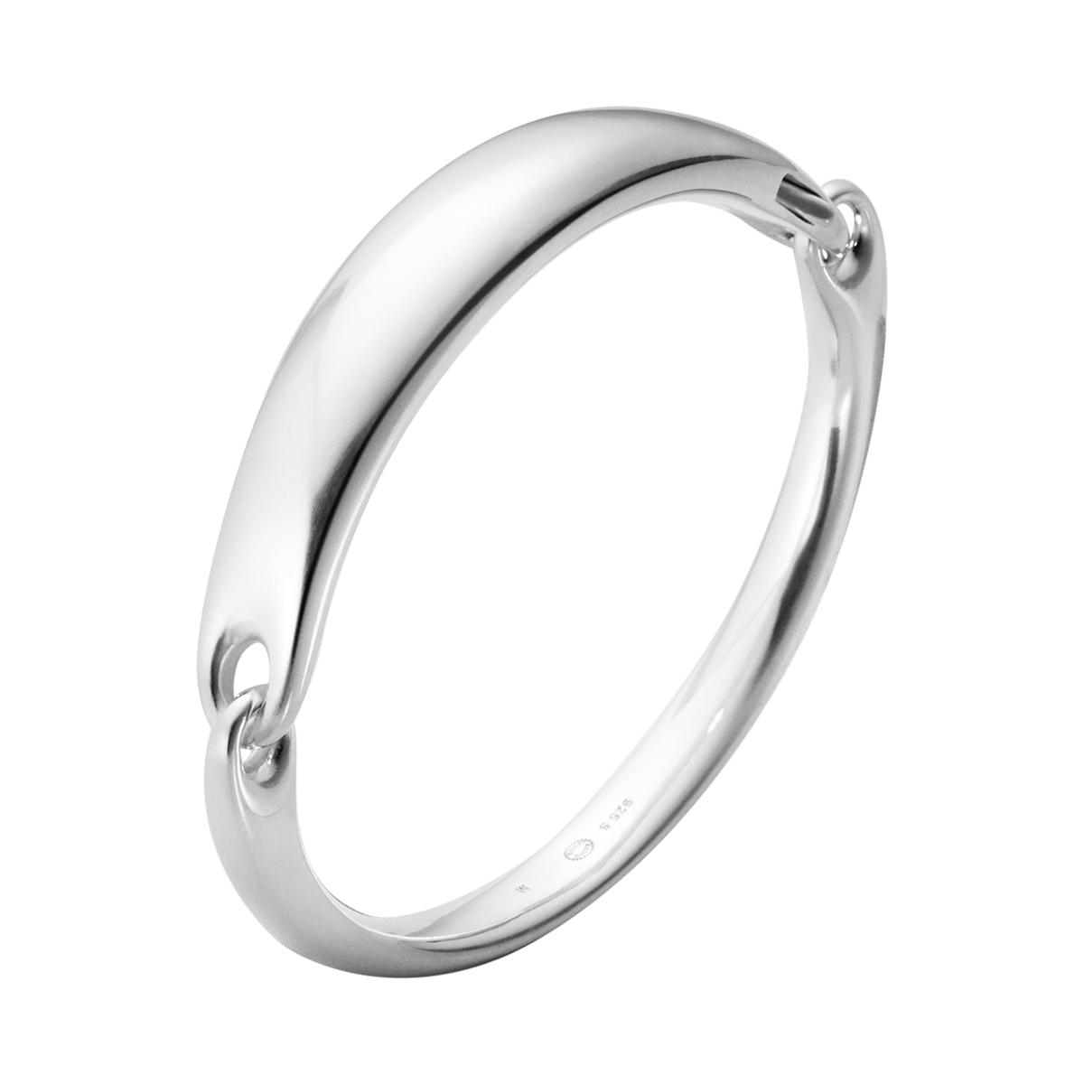 スターリングシルバー製 Georg Jensen Reflect IDバングル スターリングシルバー製 Georg Jensen Reflect IDバングル
