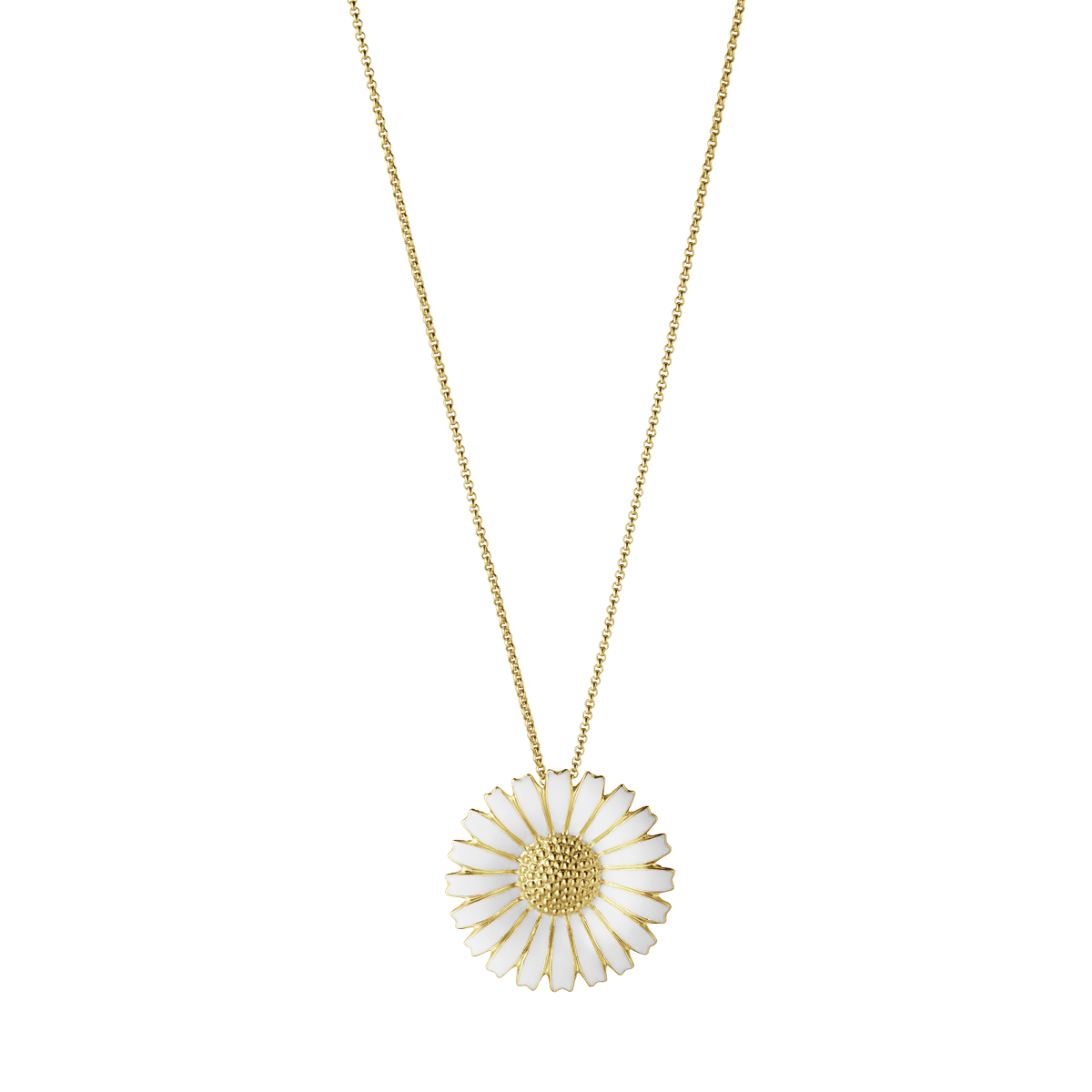 デイジー (DAISY) ブローチ - スターリングシルバー、18Kゴールド デイジー (DAISY) ブローチ - スターリングシルバー、18Kゴールド