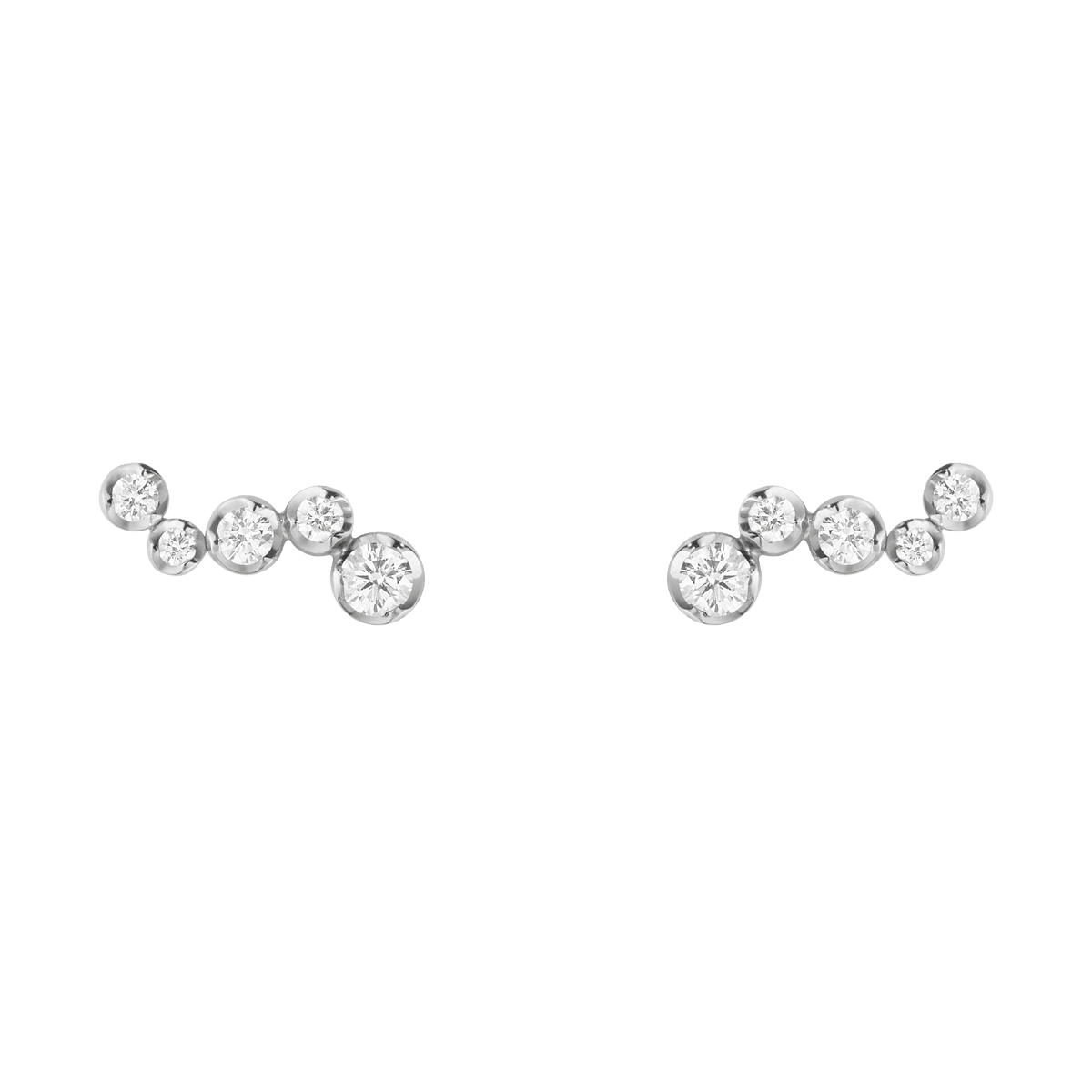 GEORG JENSEN SIGNATURE DIAMONDS, Ear Stud 2 3