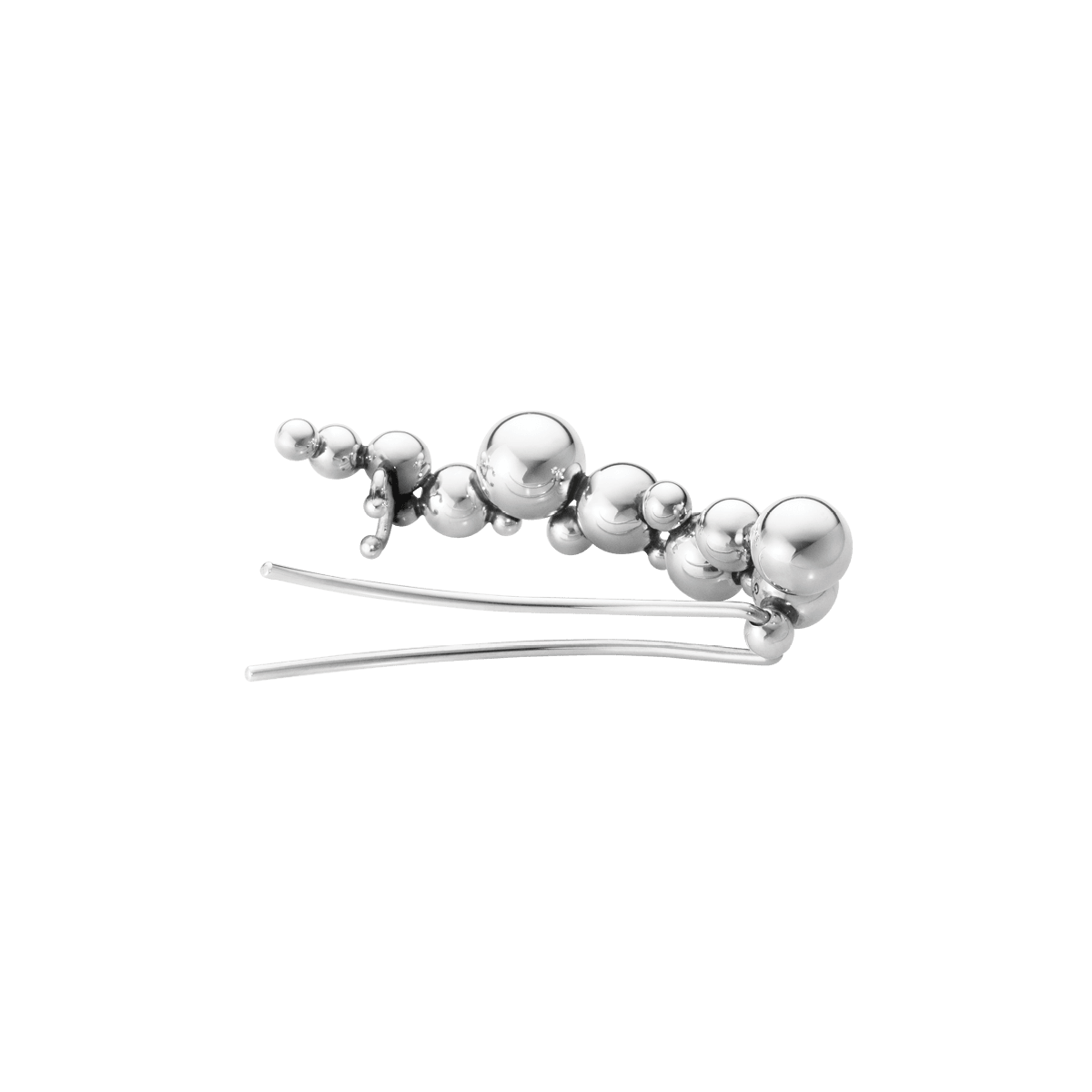 Sterling silver hair clips top