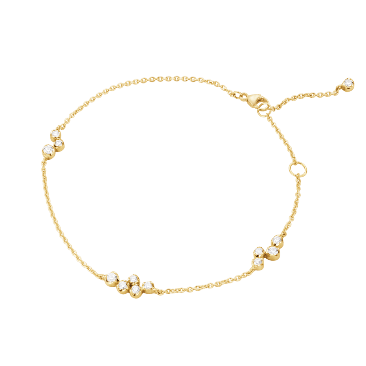 GEORG JENSEN SIGNATURE DIAMONDS ブレスレット - 18Kゴールド GEORG JENSEN SIGNATURE DIAMONDS ブレスレット - 18Kゴールド
