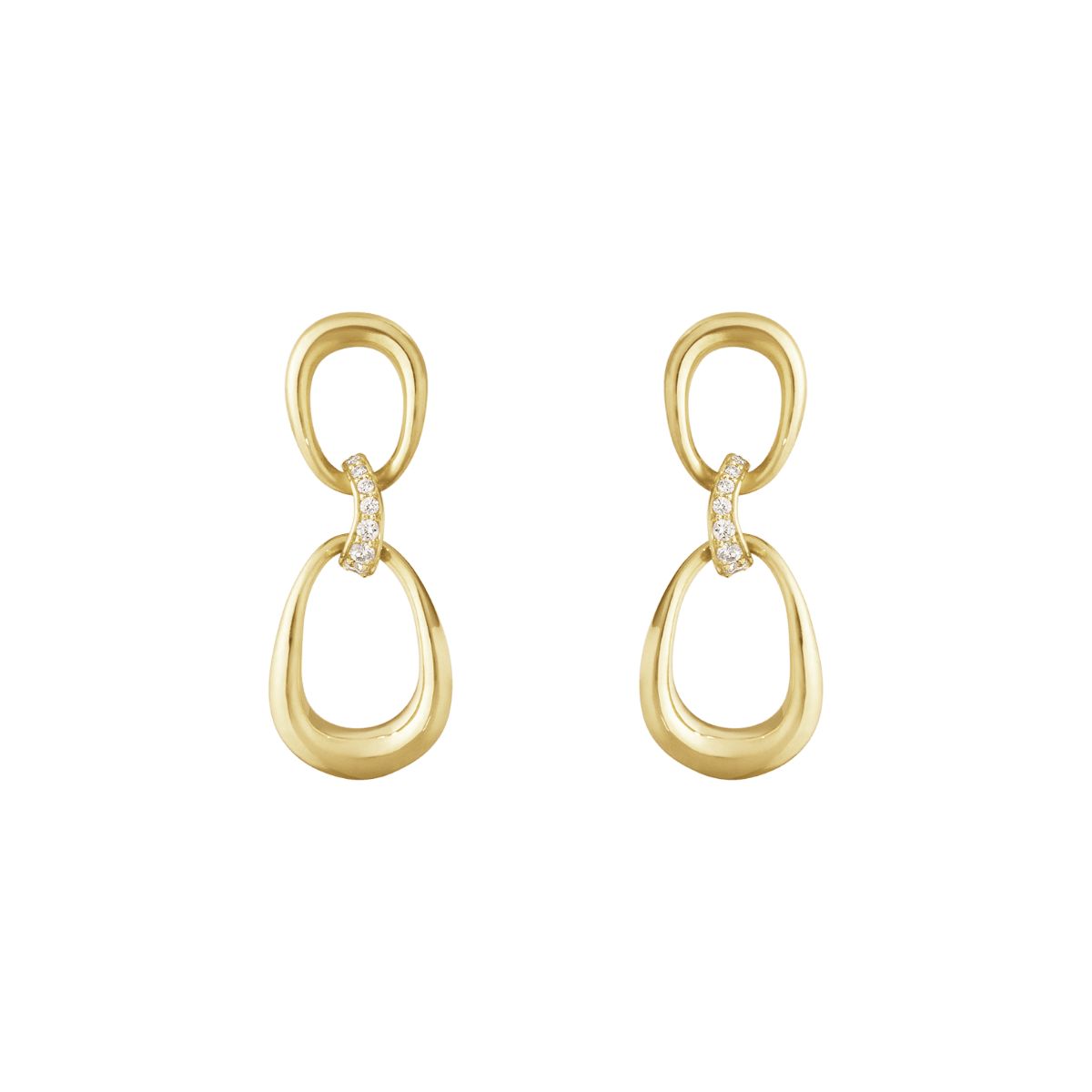 オフスプリング (OFFSPRING) ピアス - 18Kゴールド + ダイヤモンド