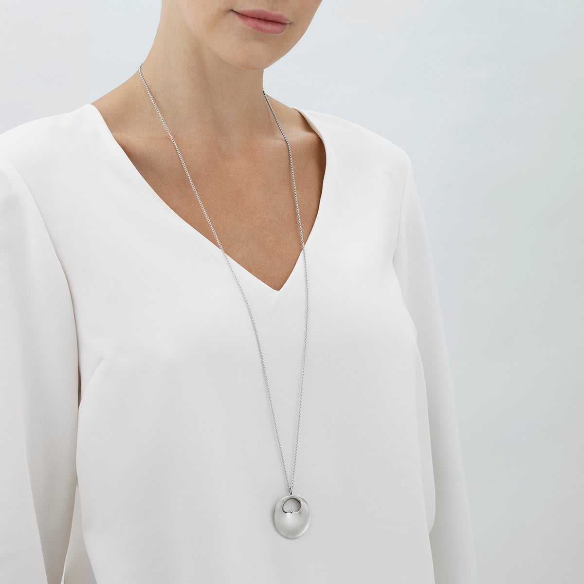 ゴールド&シルバーハートネックレス | Georg Jensen ゴールド&シルバーハートネックレス | Georg Jensen