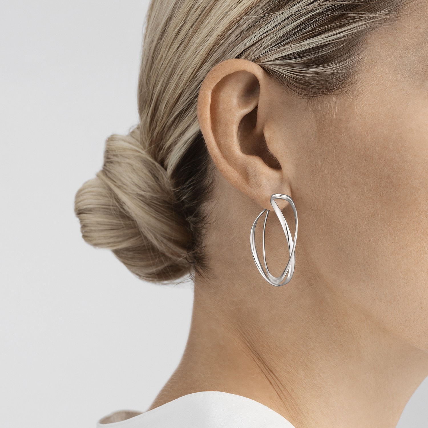 Georg Jensen スターリングシルバー ピアス-