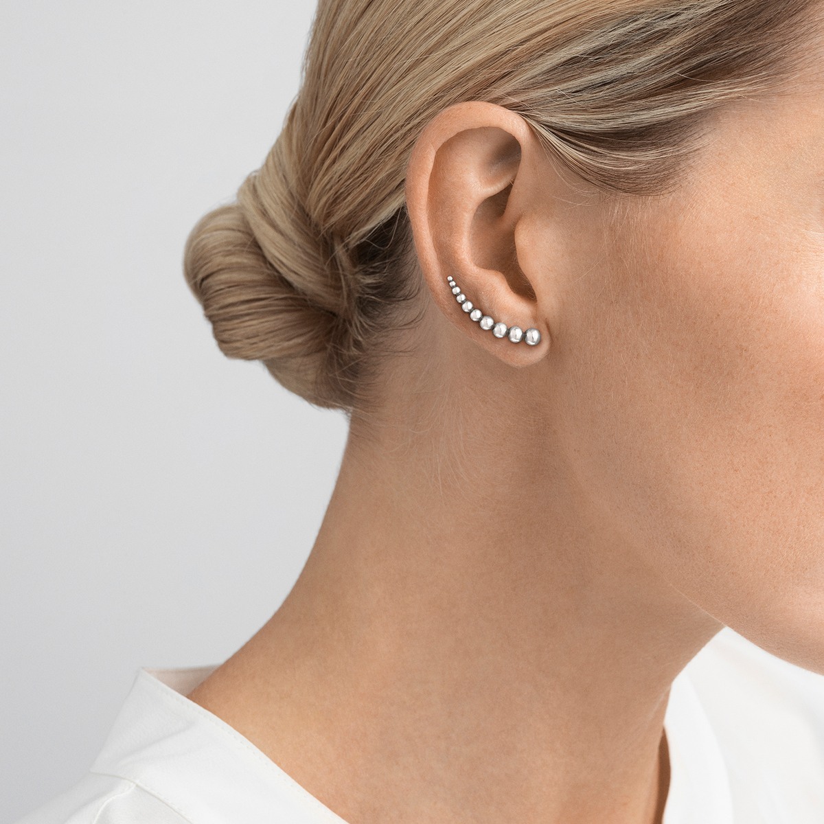 安売り ジョージジェンセン ピアス グレー GEORG JENSEN - アクセサリー