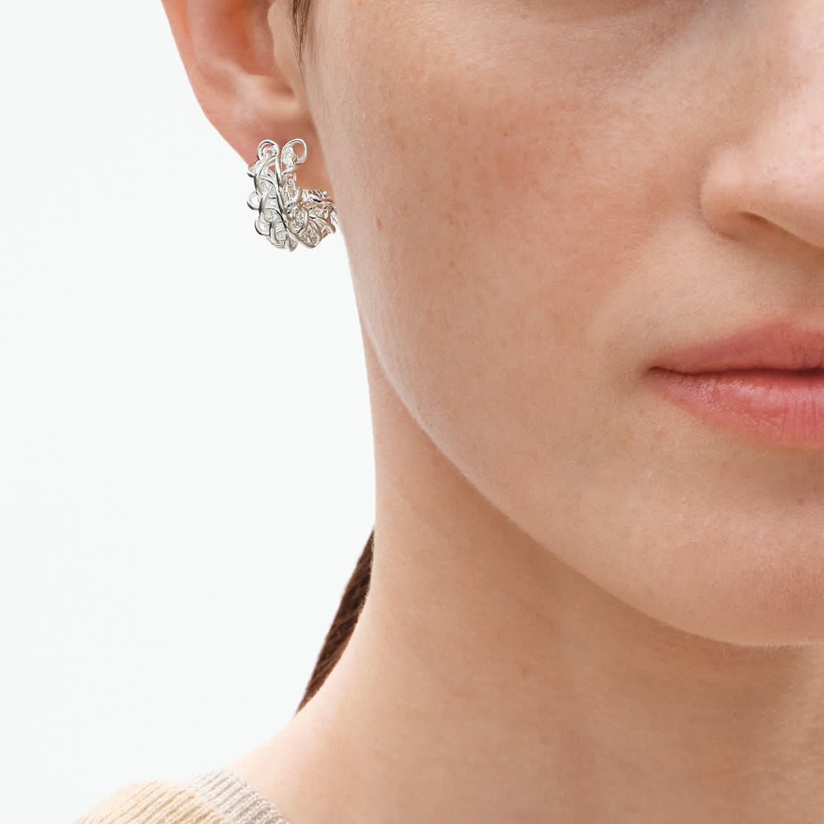 Weft Ear Hoop 1 2