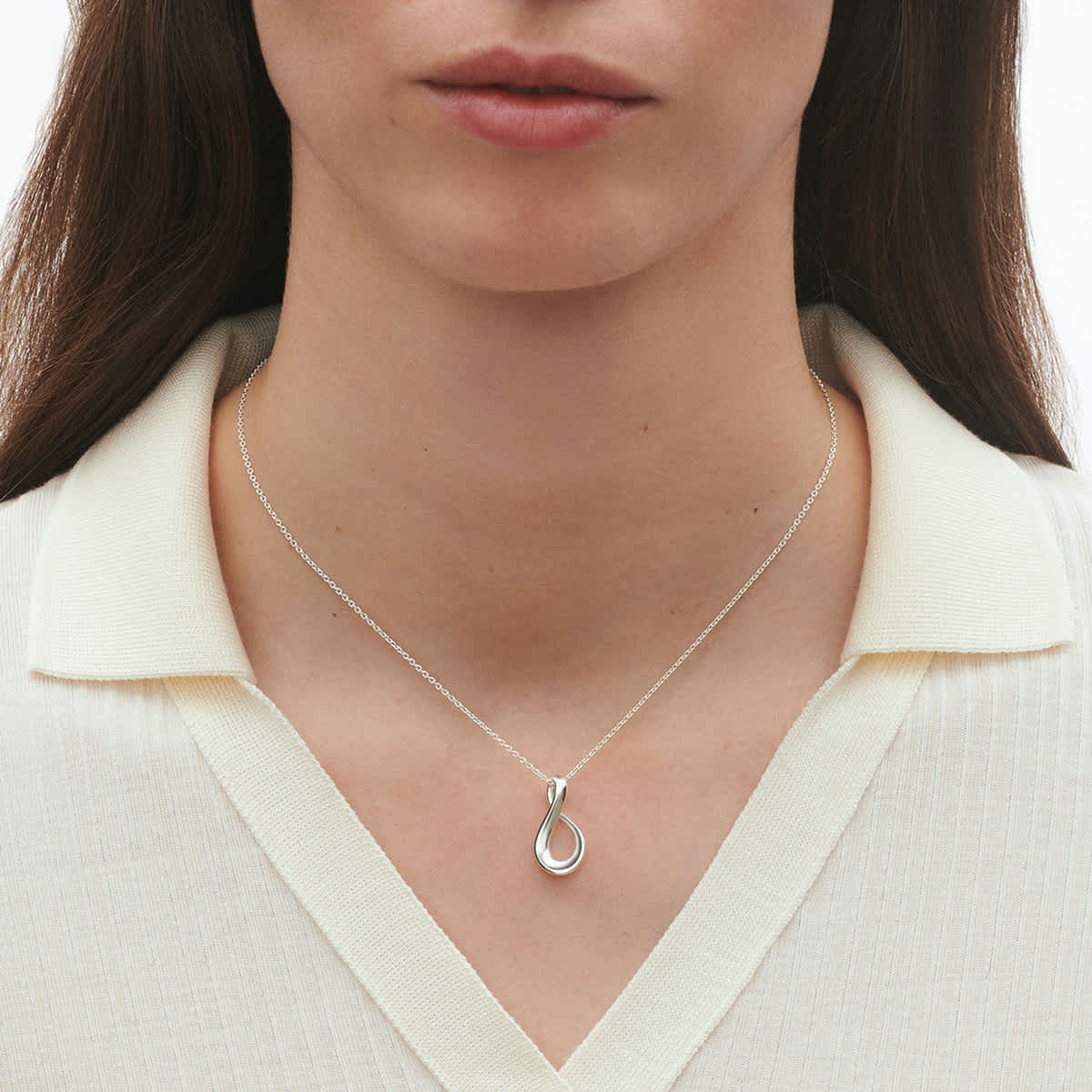 Infinity sterling silver pendant necklace | Georg Jensen Infinity sterling silver pendant necklace | Georg Jensen