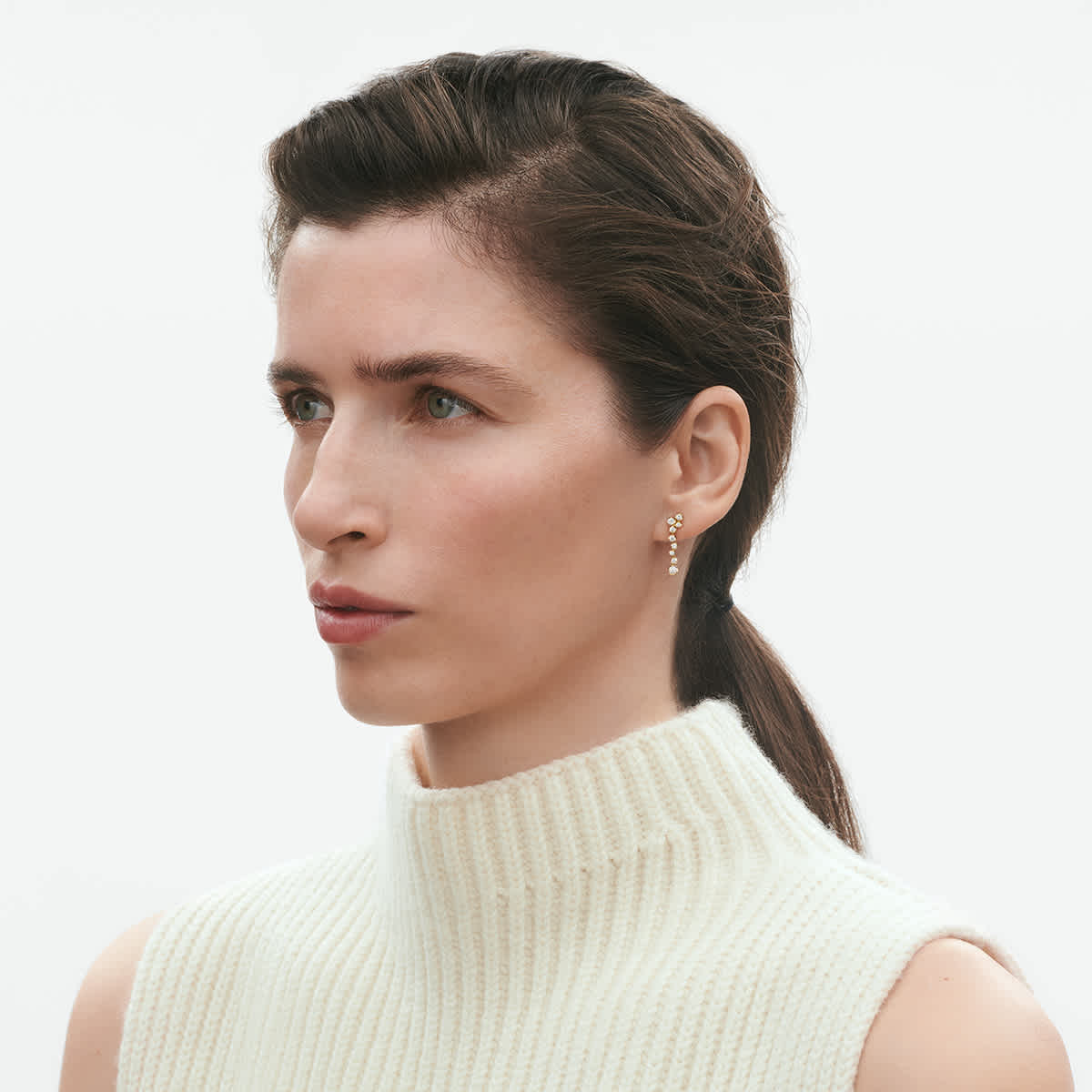 GEORG JENSEN SIGNATURE DIAMONDS ピアス(左)- 18Kゴールド GEORG JENSEN SIGNATURE DIAMONDS ピアス(左)- 18Kゴールド