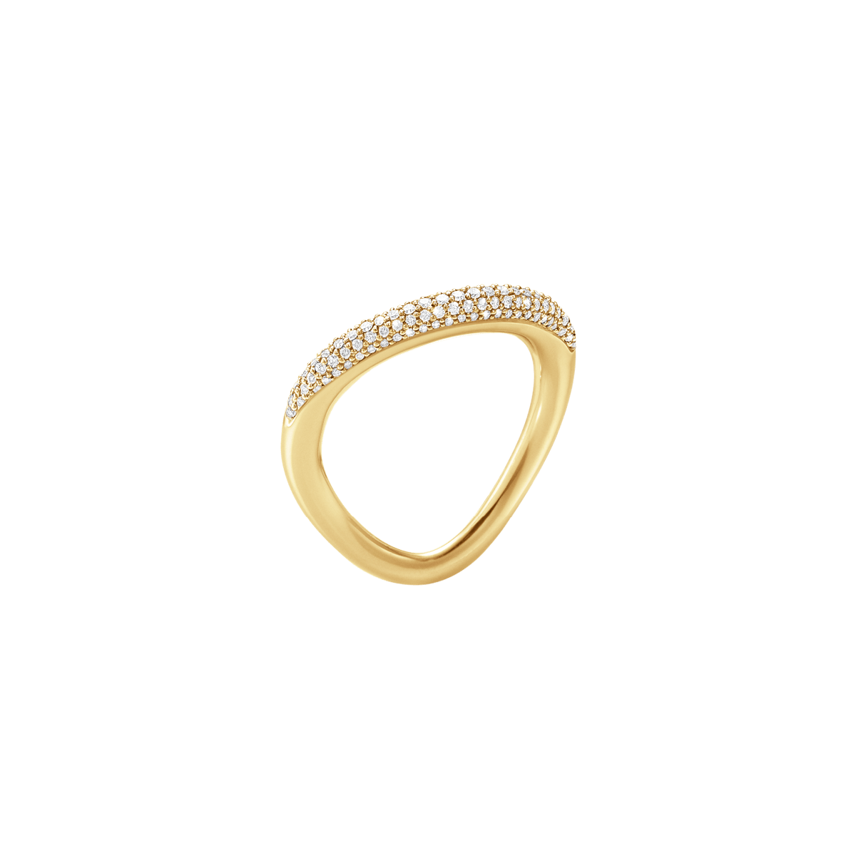 オフスプリング (OFFSPRING) リング 18K ゴールド + ダイヤモンド。 オフスプリング (OFFSPRING) リング 18K ゴールド + ダイヤモンド。