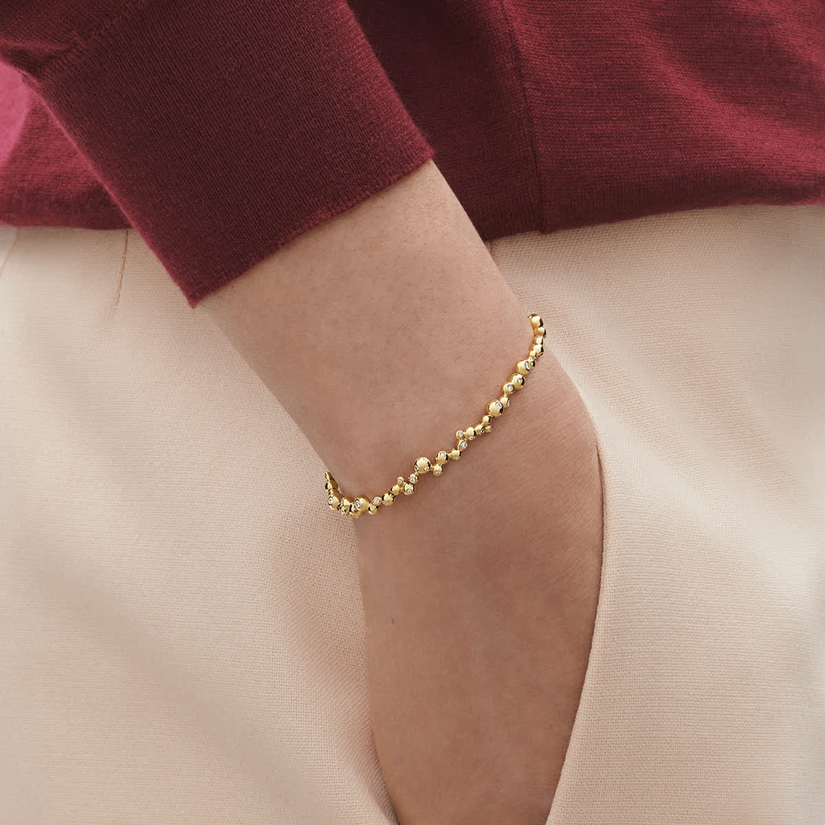 ジョージ ジェンセン リフレクト スリムブレスレット 18kyg, svコンビ GEORG JENSEN】GEORG JENSEN REFLECT | ジョージ ジェンセン