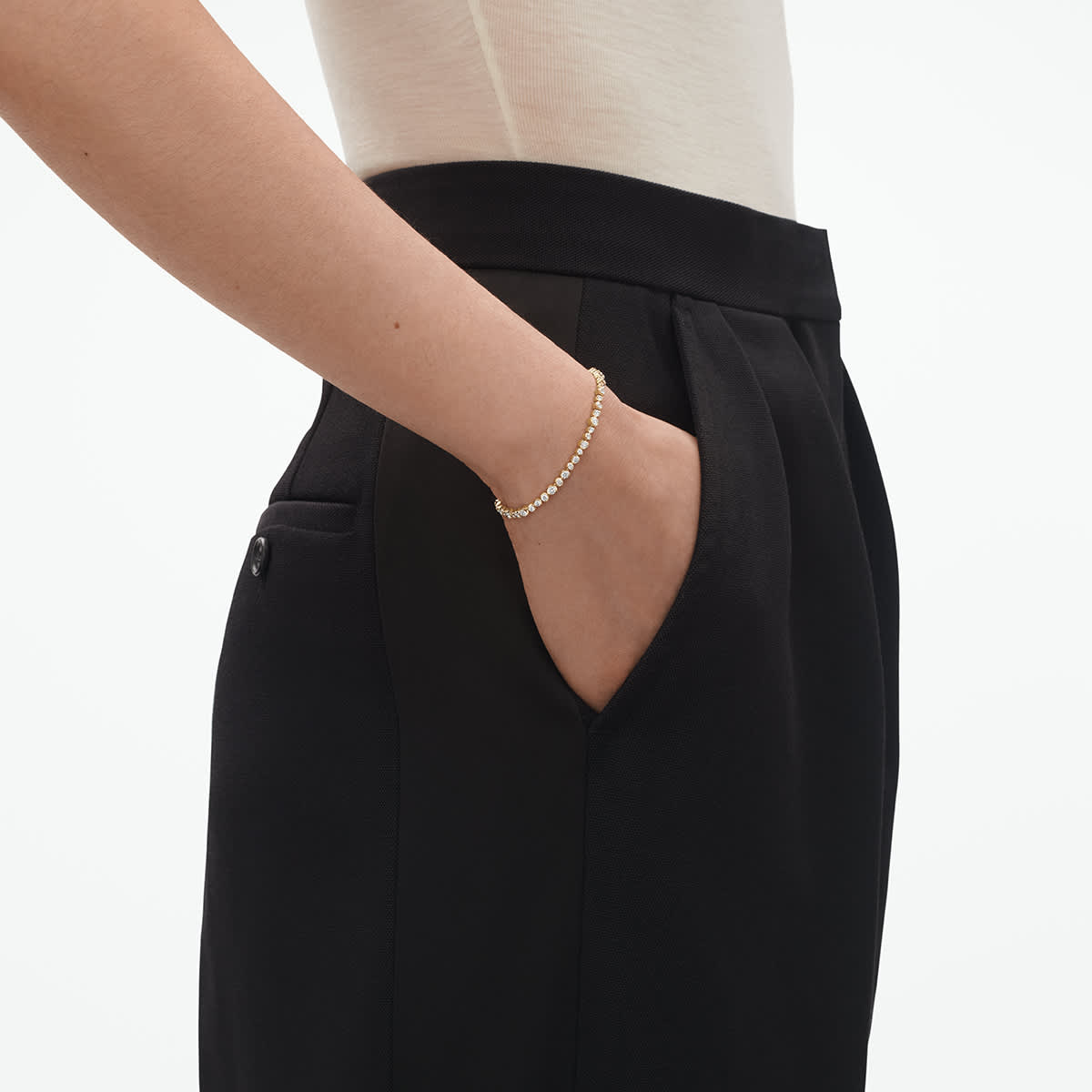 GEORG JENSEN SIGNATURE DIAMONDS, Tennis Bracelet 0 1