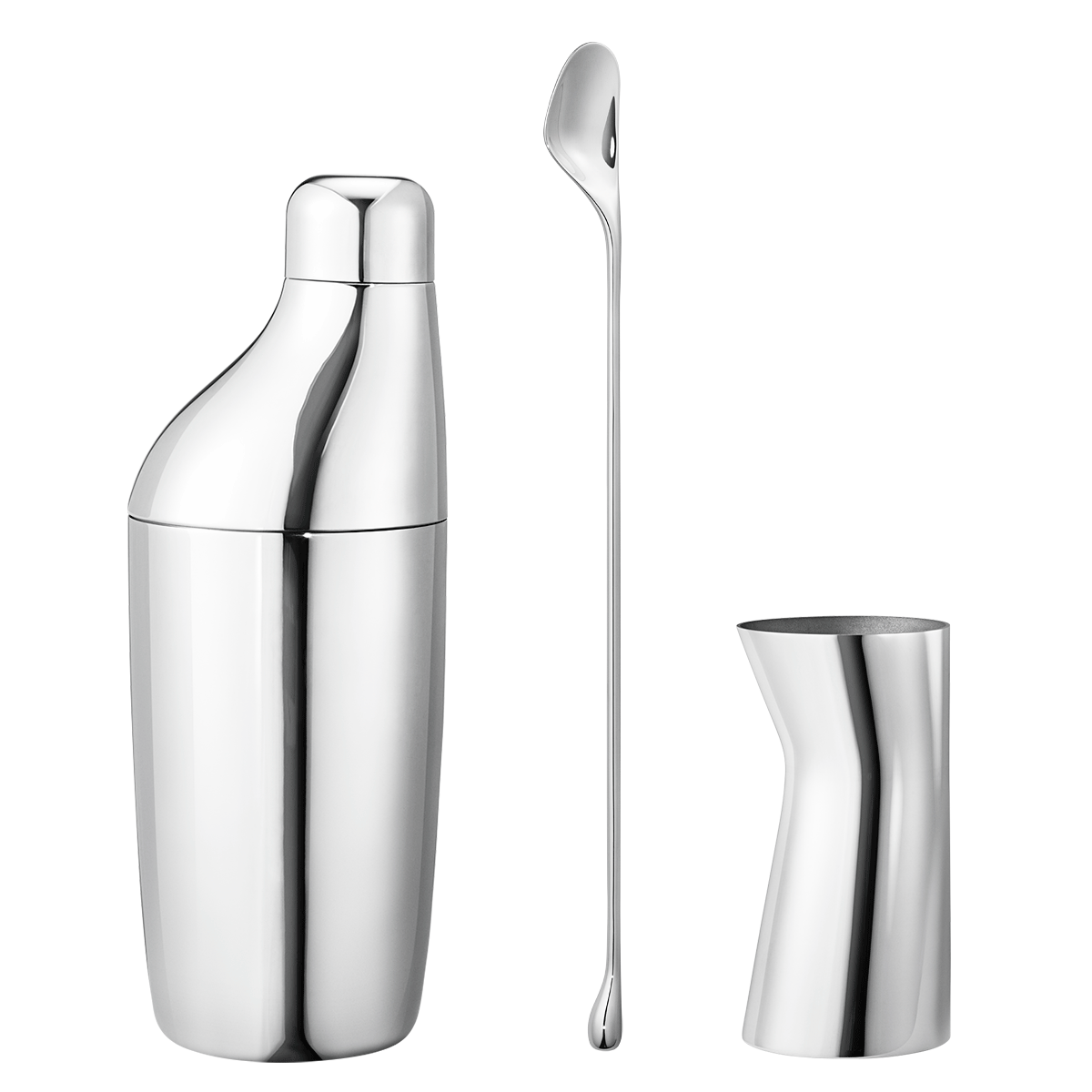 SKY set - cocktail shaker set in stainless steel | Georg Jensen