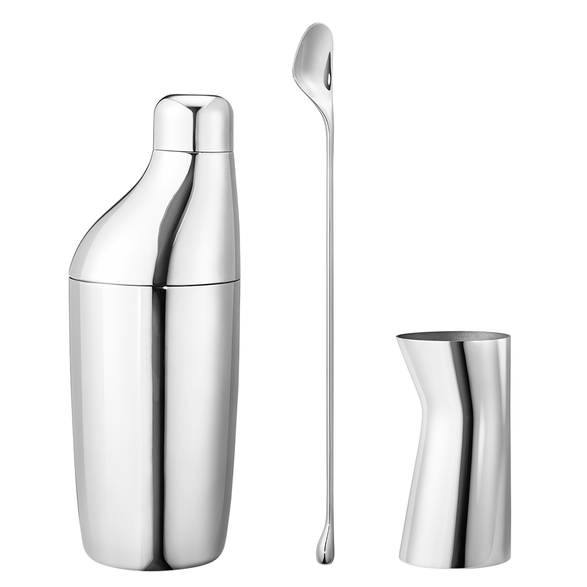 Sol Living Stainless Steel 4 Piece Set Drink Stirrer and Jigger Set in the  Barware & Accessories department at