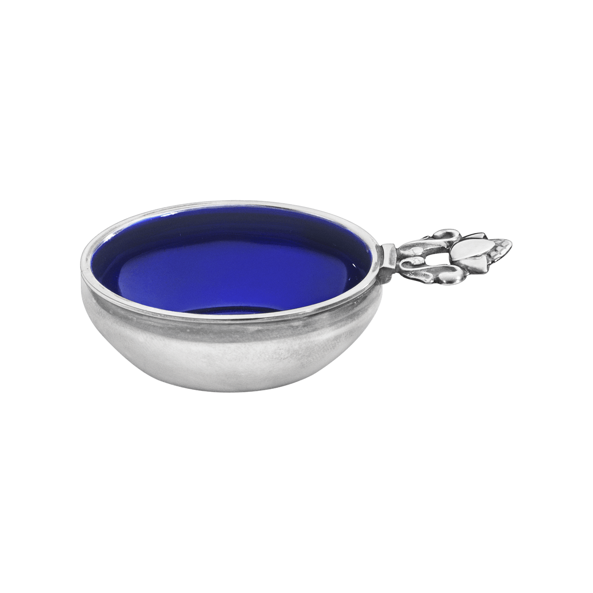 ACORN Salt cellar with blue enamel 0 1