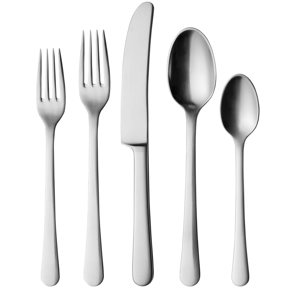 Matte Black Stainless Steel Cutlery Set, 32 Piece Silverware Set