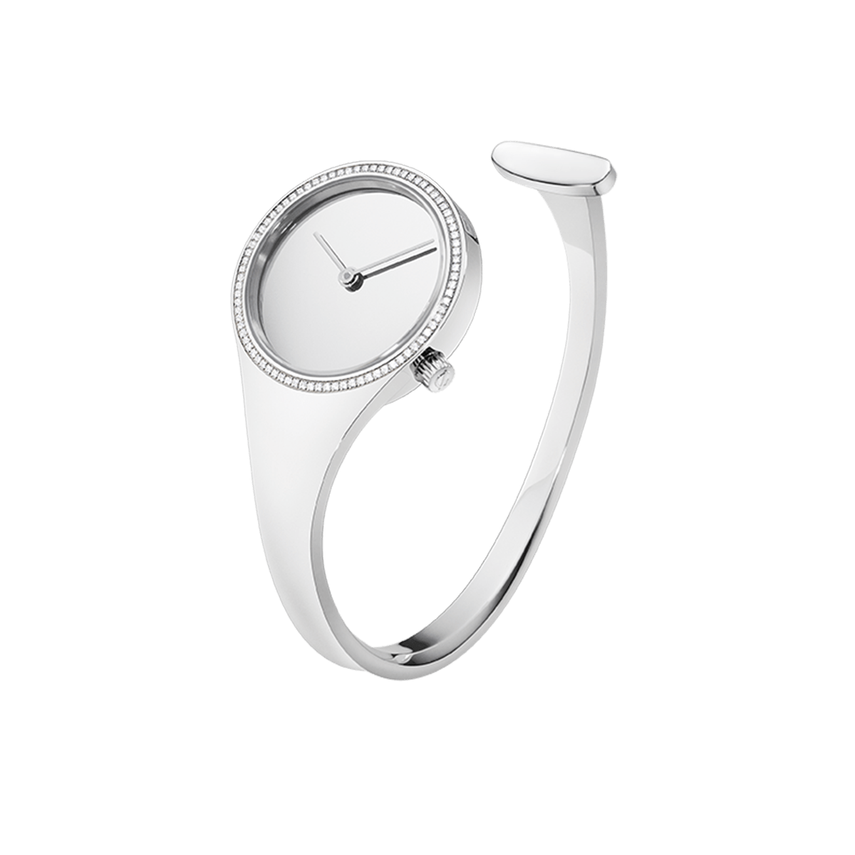 Vivianna steel and diamond bangle watch | Georg Jensen