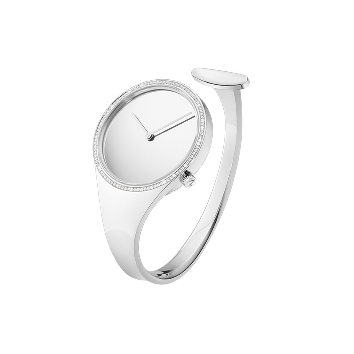 Vivianna steel and diamond bangle watch | Georg Jensen