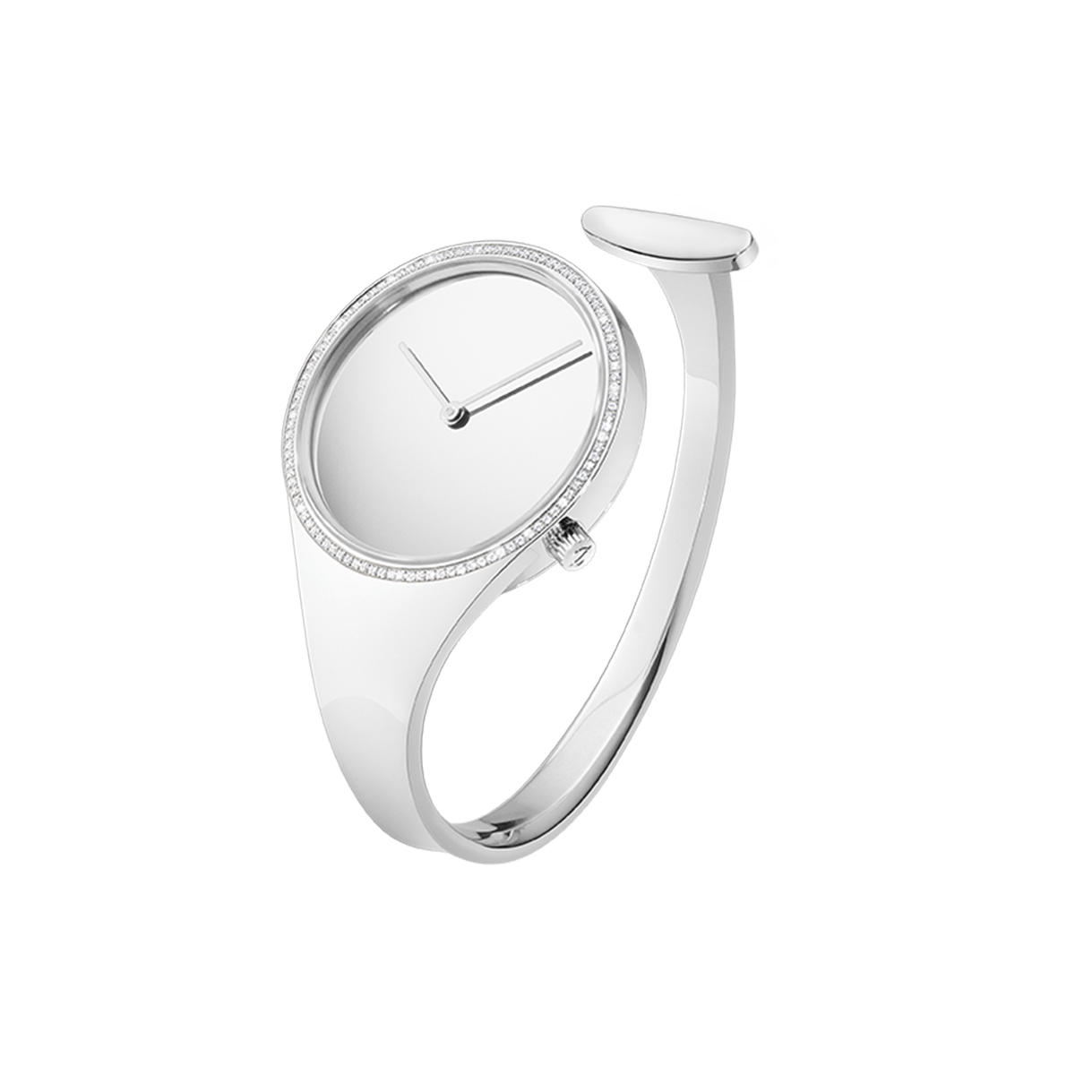 Vivianna steel and diamond bangle watch | Georg Jensen Vivianna steel and diamond bangle watch | Georg Jensen