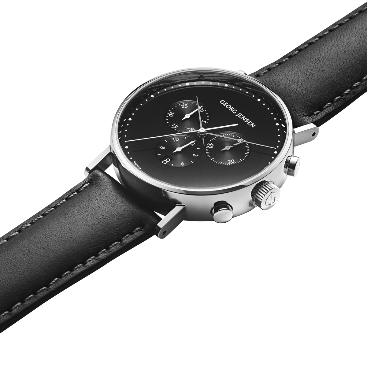 Koppel steel chronograph watch for men | Georg Jensen