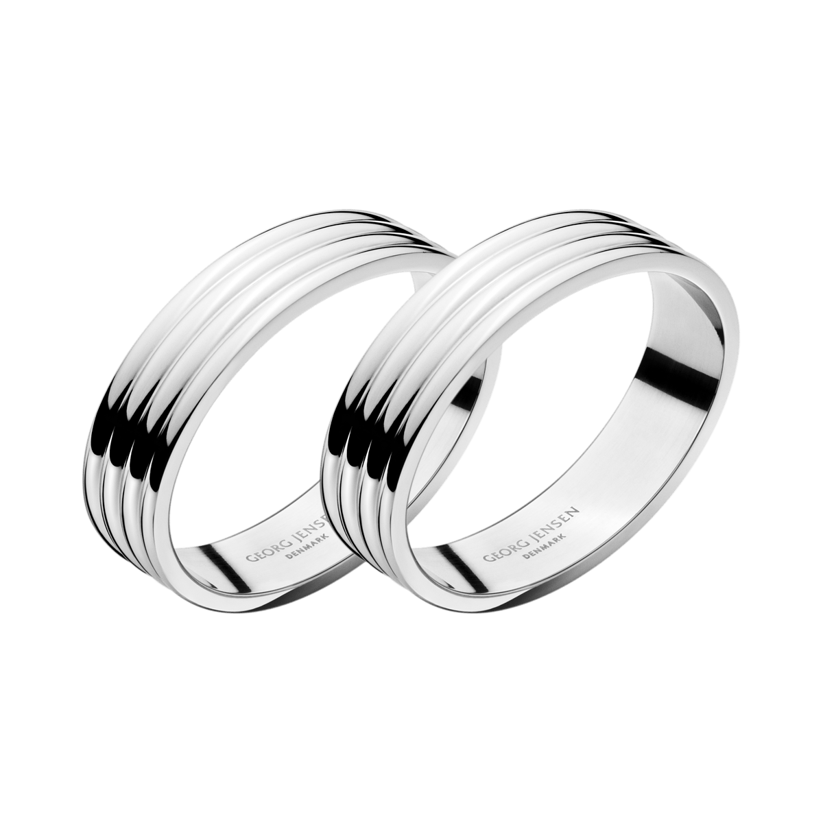 COBRA Napkin Rings, 2pcs, in stainless steel.