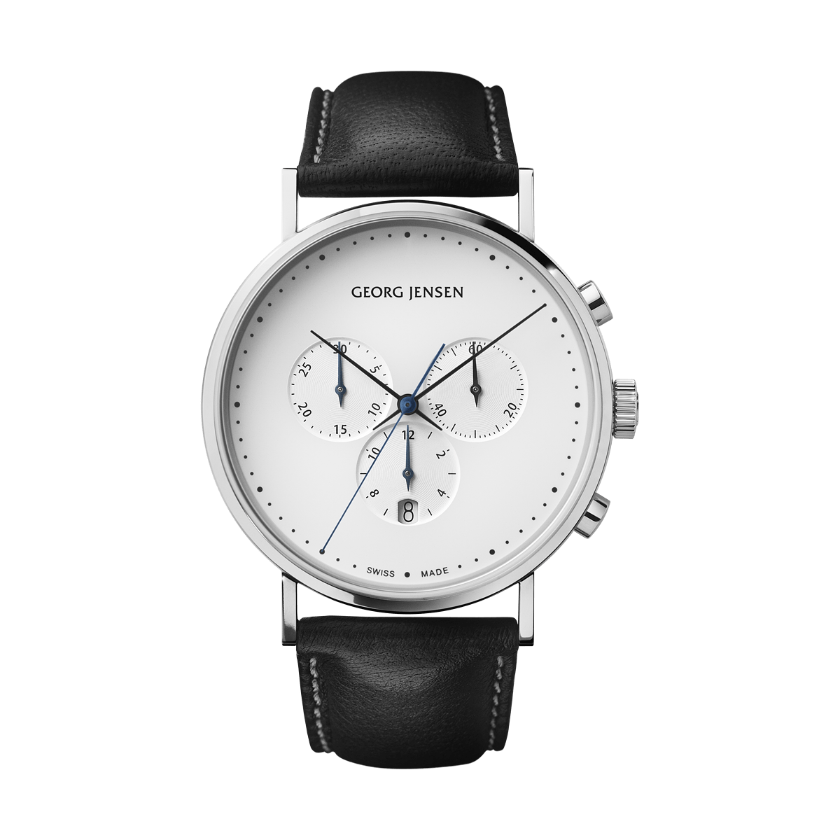 KOPPEL men s chronograph watch in steel 41mm Georg Jensen