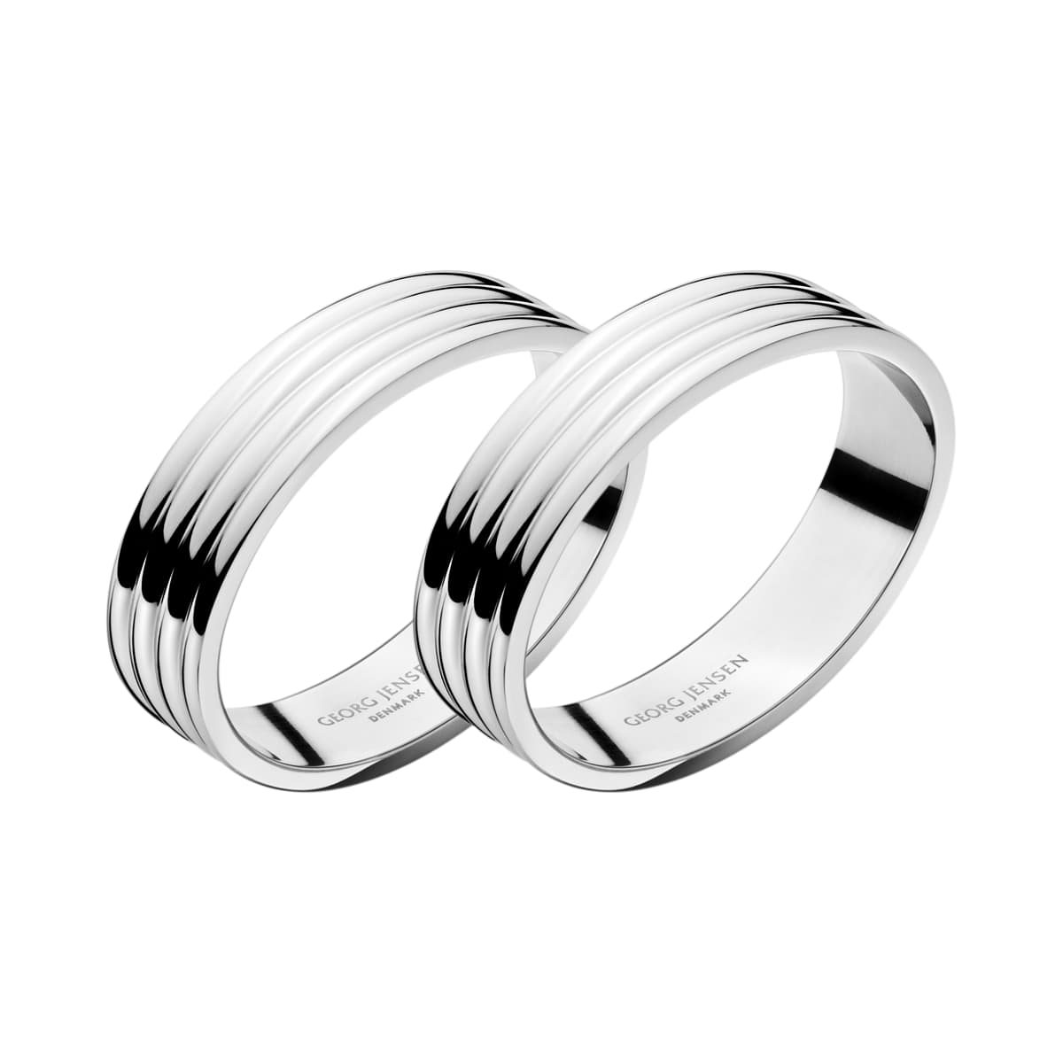 Kroužky na ubrousky Bernadotte, set 2 ks - Georg Jensen