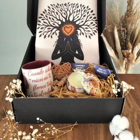 Pack regal «Cuando echas raíces en ti, florece todo a tu alrededor»