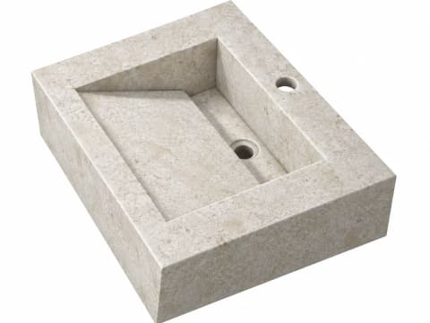 Pica de lavabo Incline de Dekton Avorio