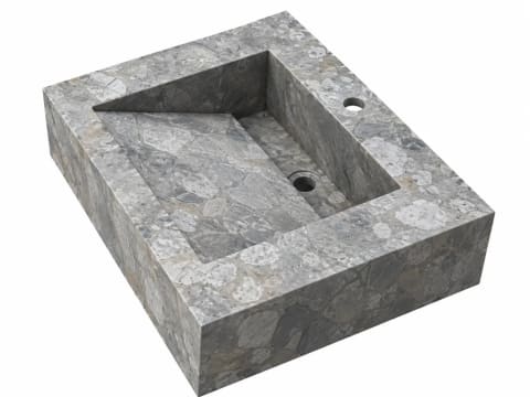 Pica de lavabo Incline de Dekton Ceppo