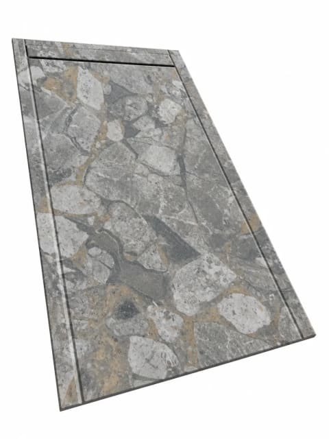 Plat de dutxa de Dekton Ceppo