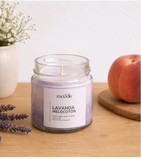 Espelma de Lavanda i Préssec.