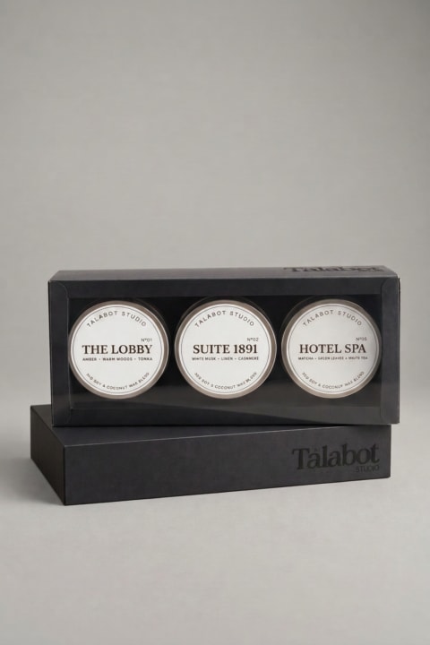 Tin pack d'espelmes Hotel Collection