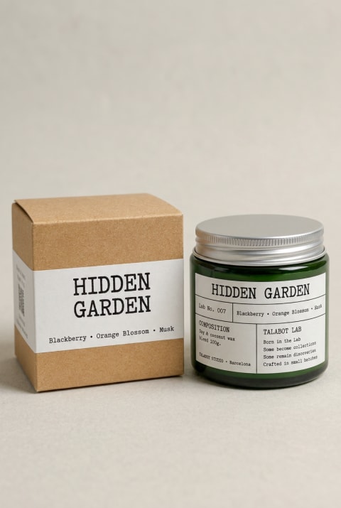 Espelma aromàtica Hidden Garden Lab No. 007