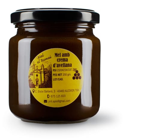 Mel amb crema d'avellana