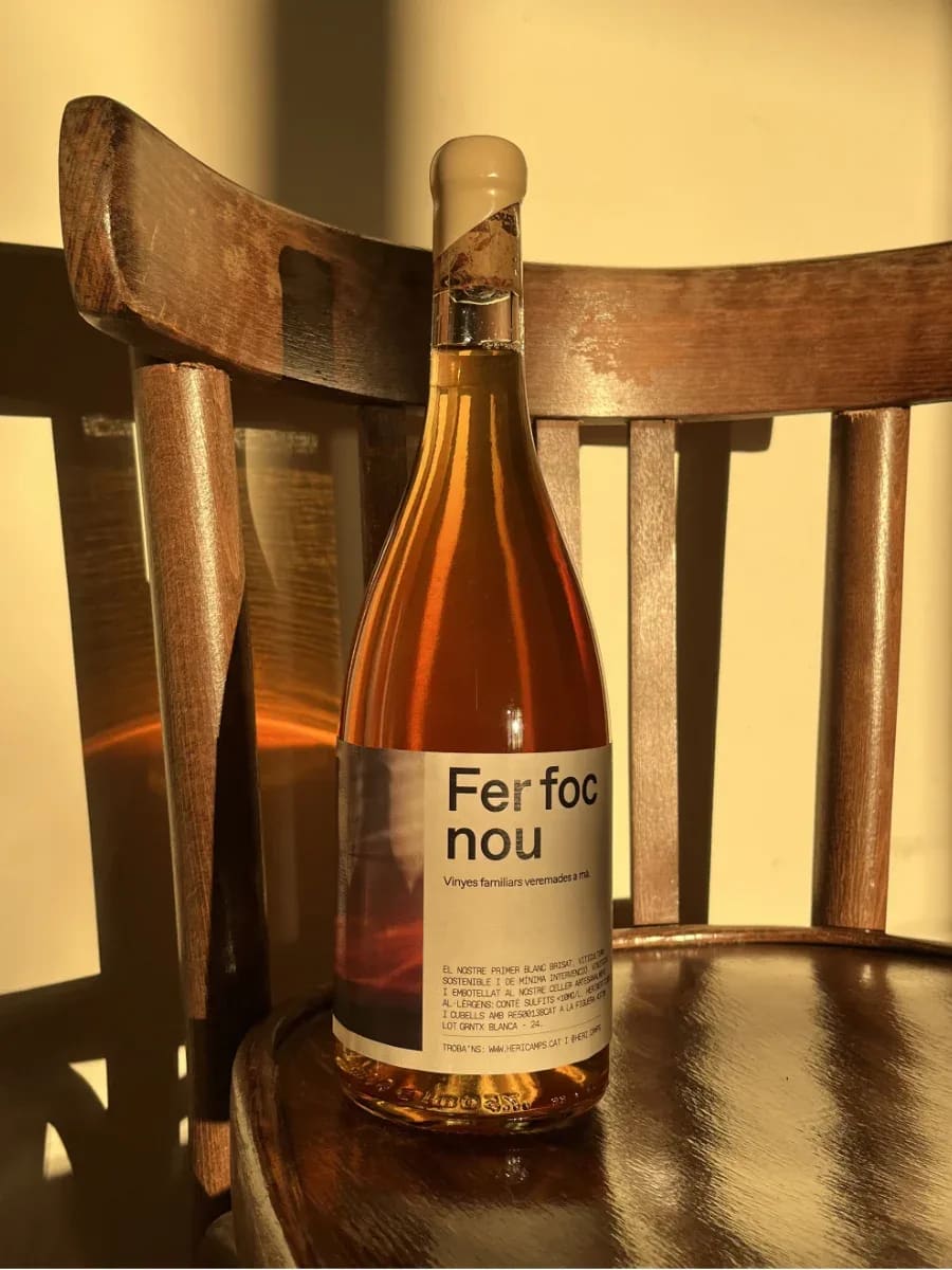 Vi Blanc Ecològic "Fer Foc Nou" - Garnatxa Blanca