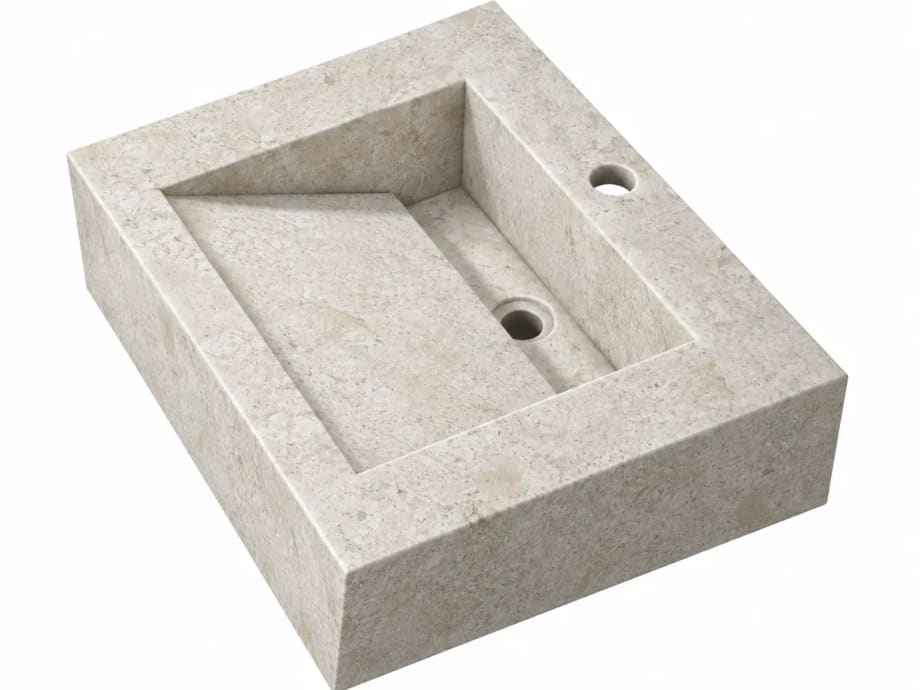 Pica de lavabo Incline de Dekton Avorio