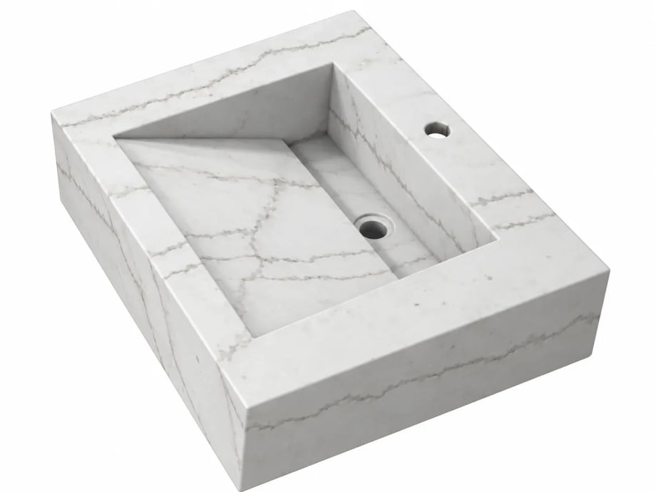 Pica de lavabo Incline de Dekton Neural