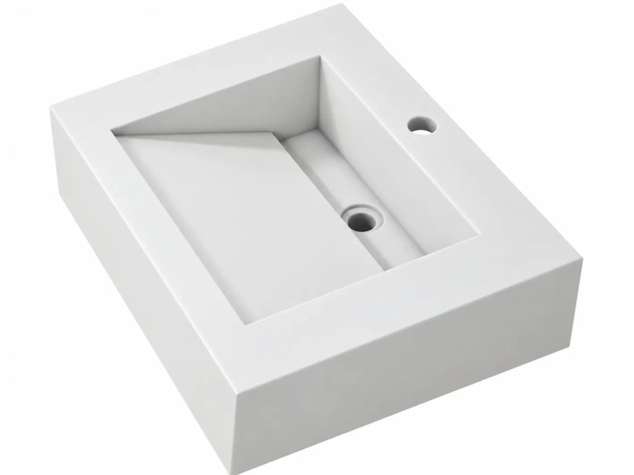 Pica de lavabo Incline de Dekton Uyuni