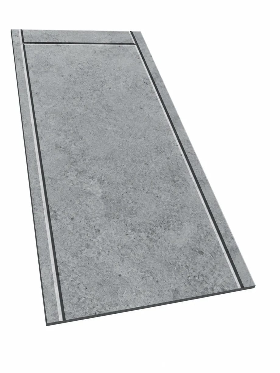 Plat de dutxa de Dekton Grafite
