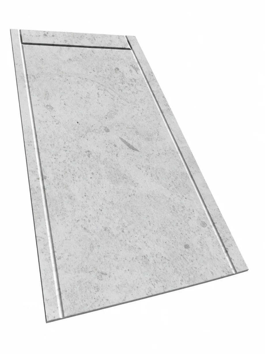 Plat de dutxa de Dekton Nebbia