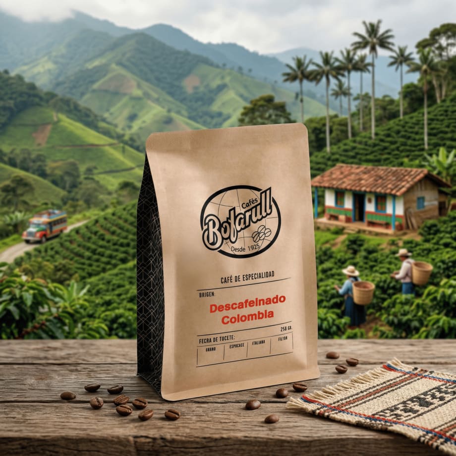Cafè Descafeïnat Colòmbia · Mòlt per a espresso
