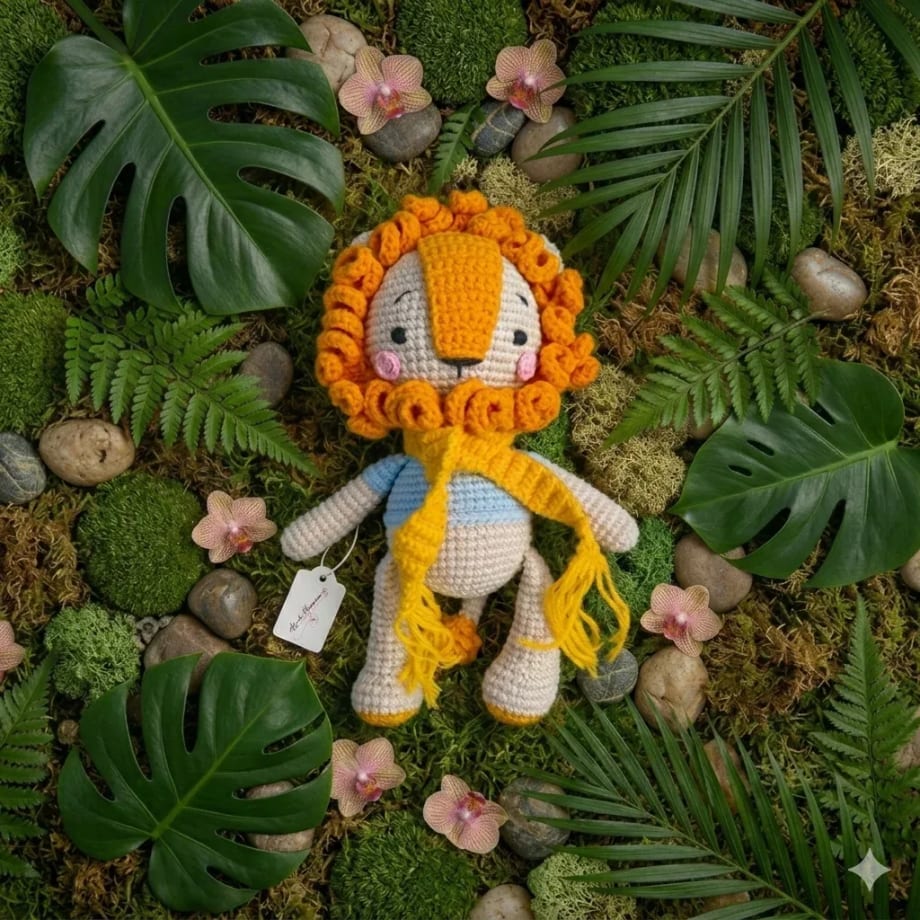 Lleó Amigurumi Leo