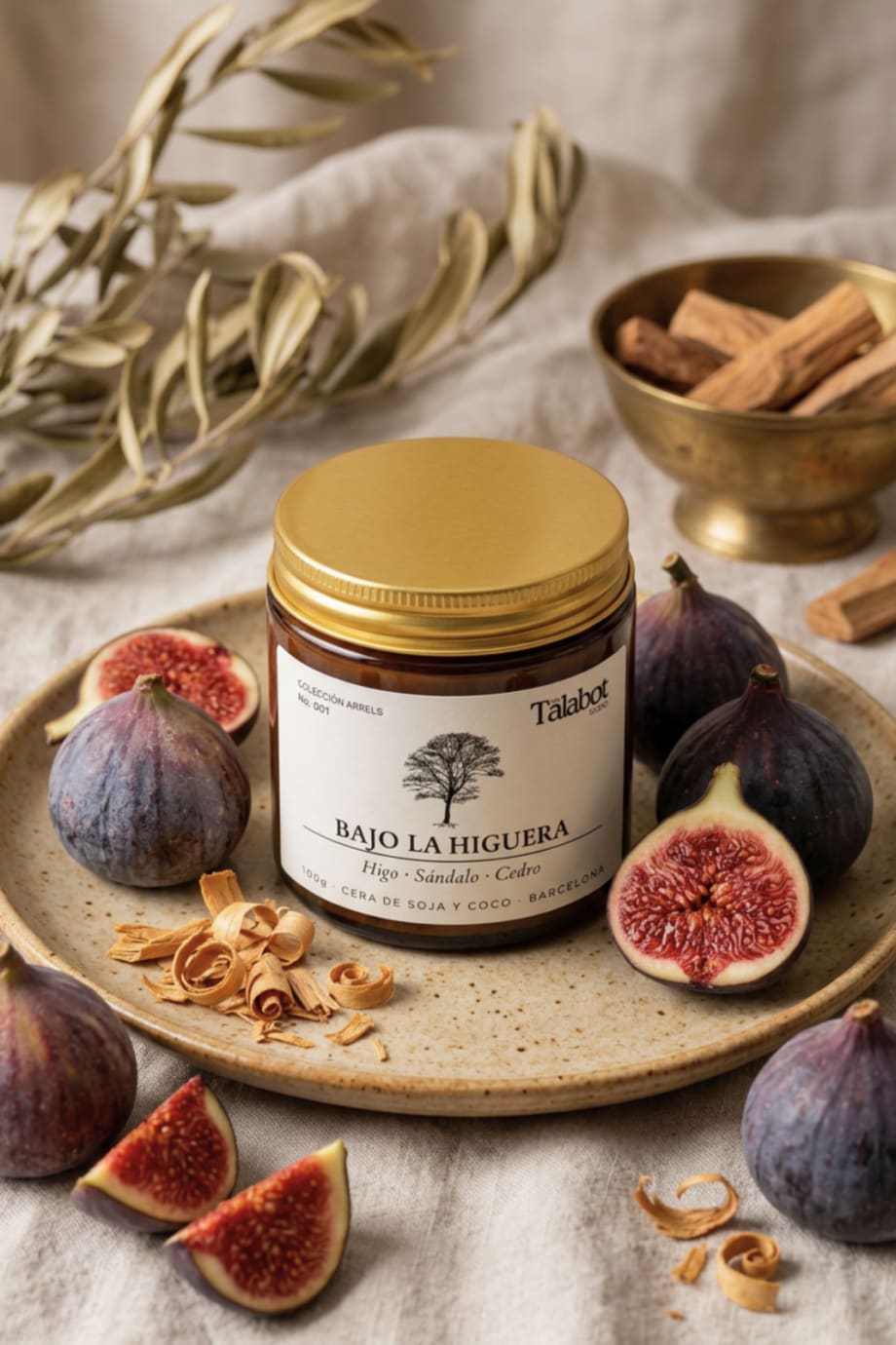 Espelma aromàtica Sota la Figuera (3)