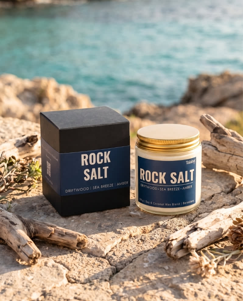 Espelma aromàtica Rock Salt