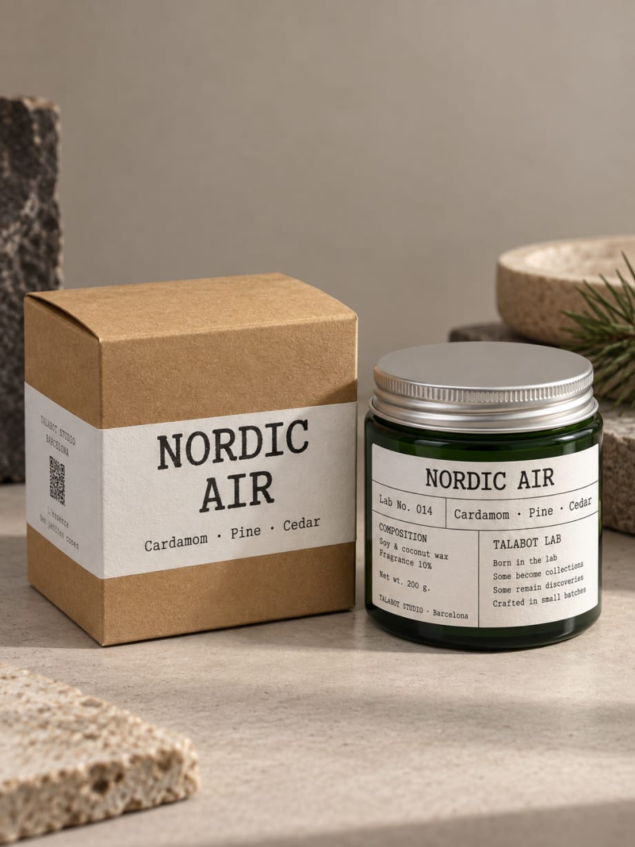 Vela aromática Nordic Air Lab No. 014