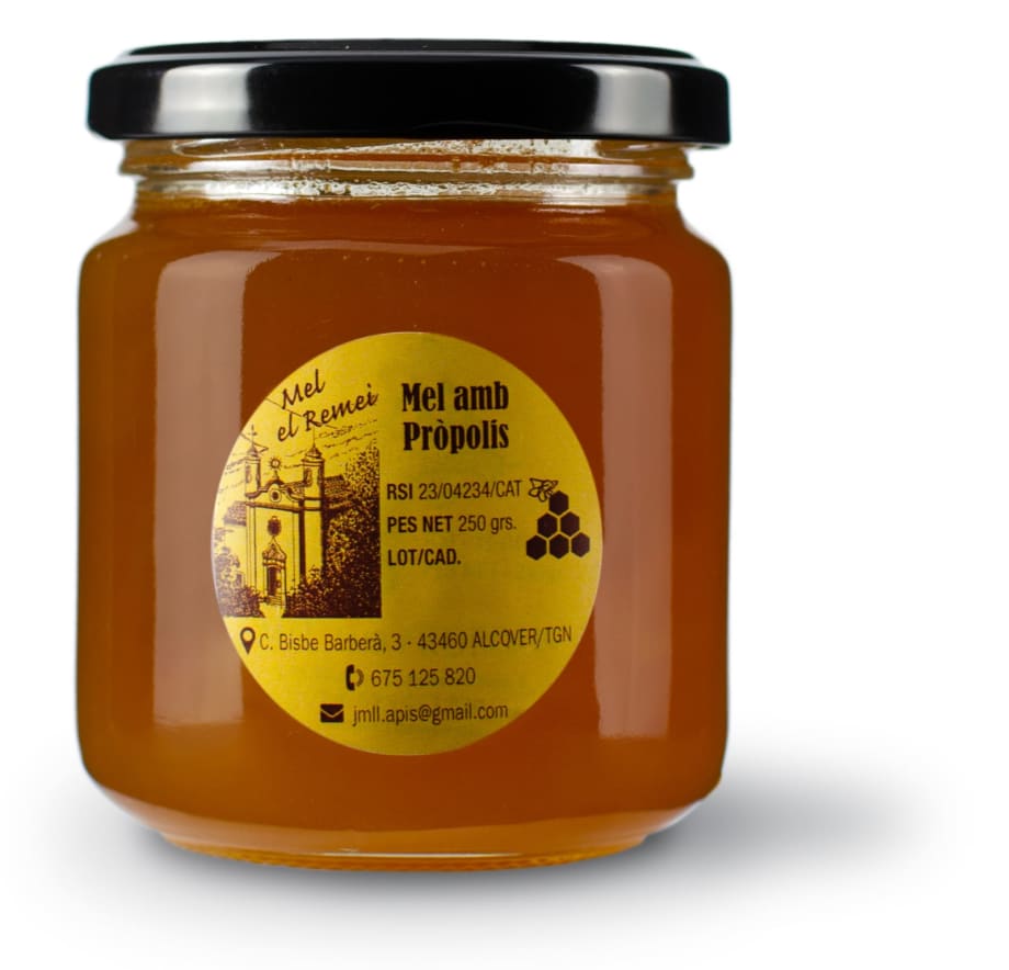 Mel amb pròpolis