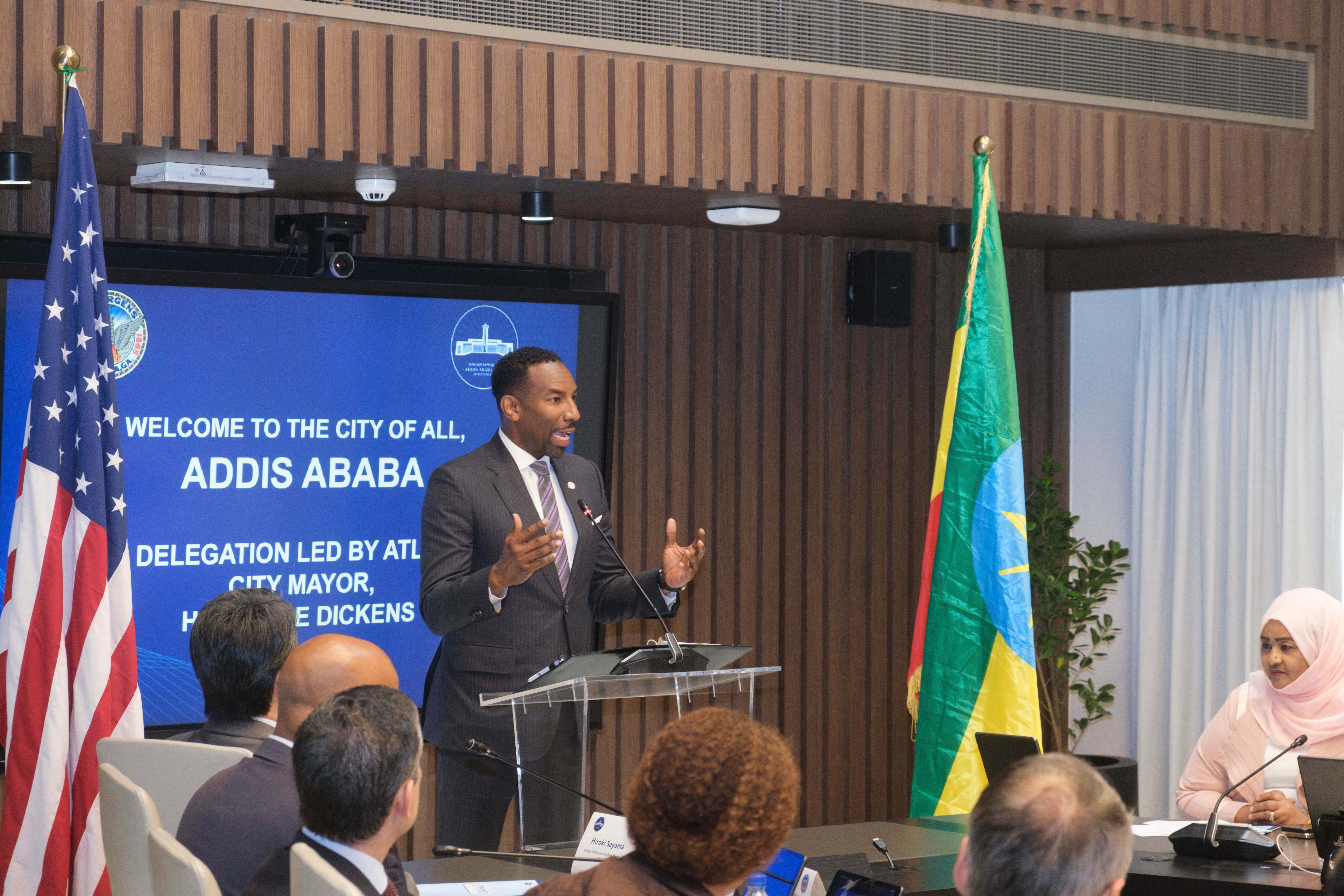 Mayor of Atlanta Andre Dickens visit to Addis Ababa