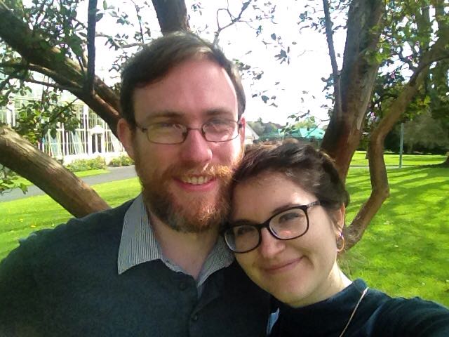 Julie and Gerard in the Botanic Gardens in 2018