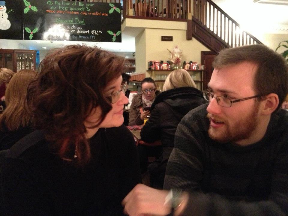 Julie and Gerard in Bewley's 2012