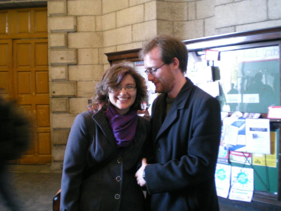 Julie and Gerard in Trinity in 2012